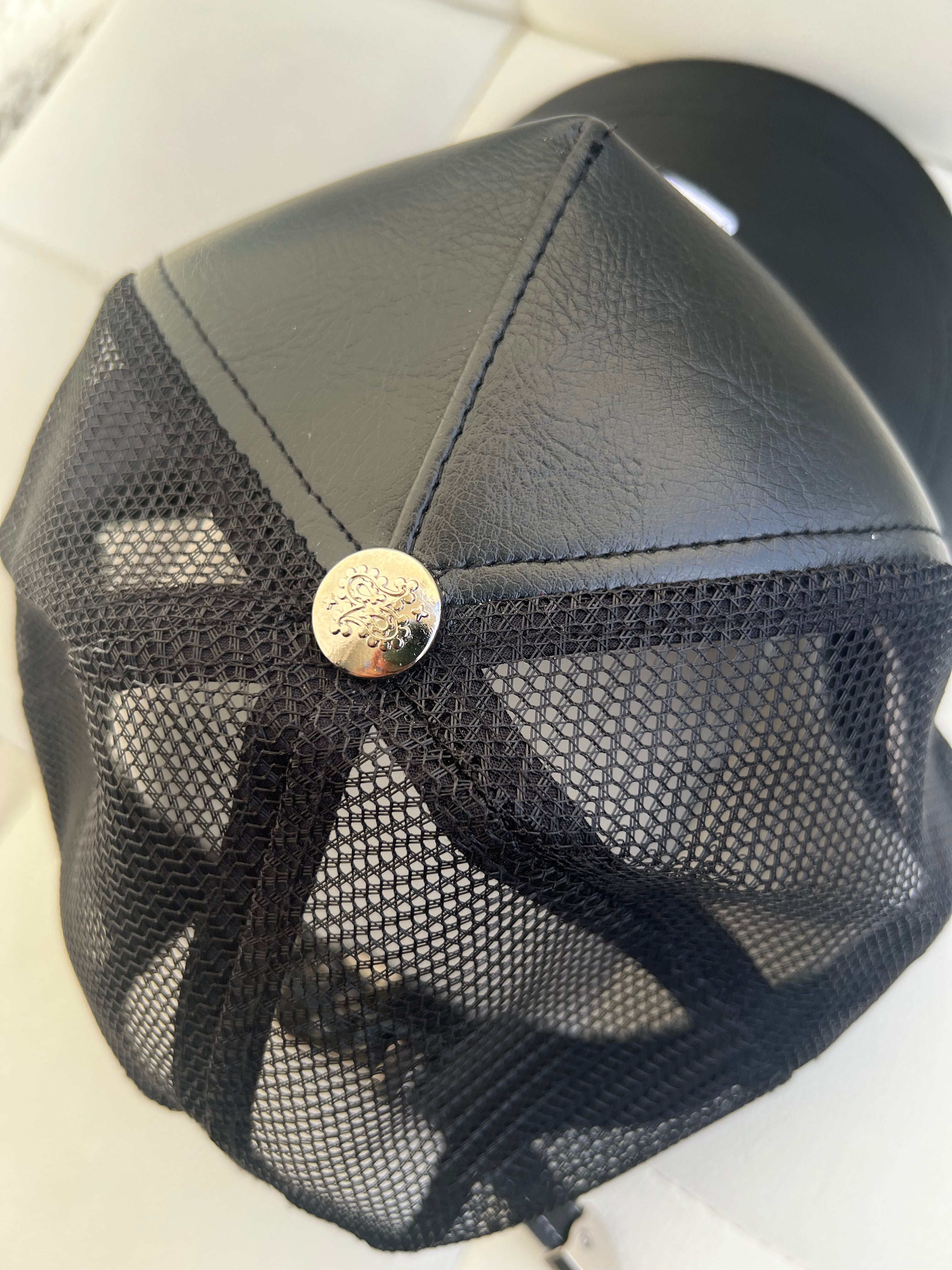 TRIPLE ONYX NY ITALIAN FULL LEATHER CAP