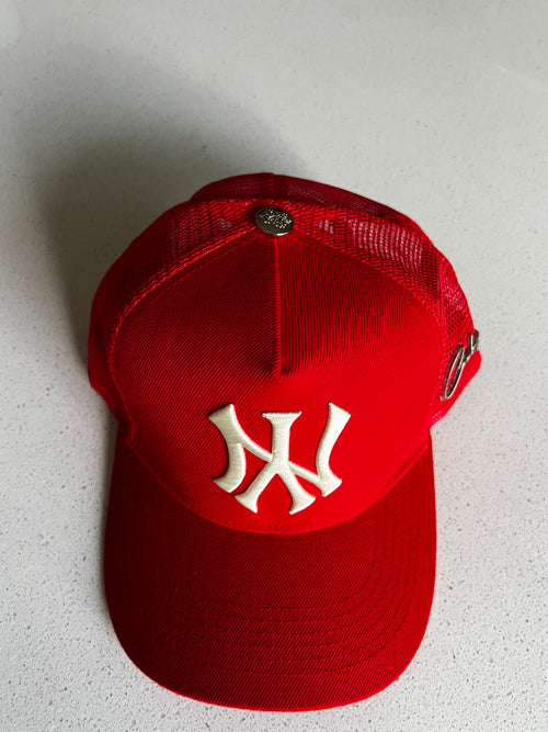 CHERRY RED NY TRUCKER