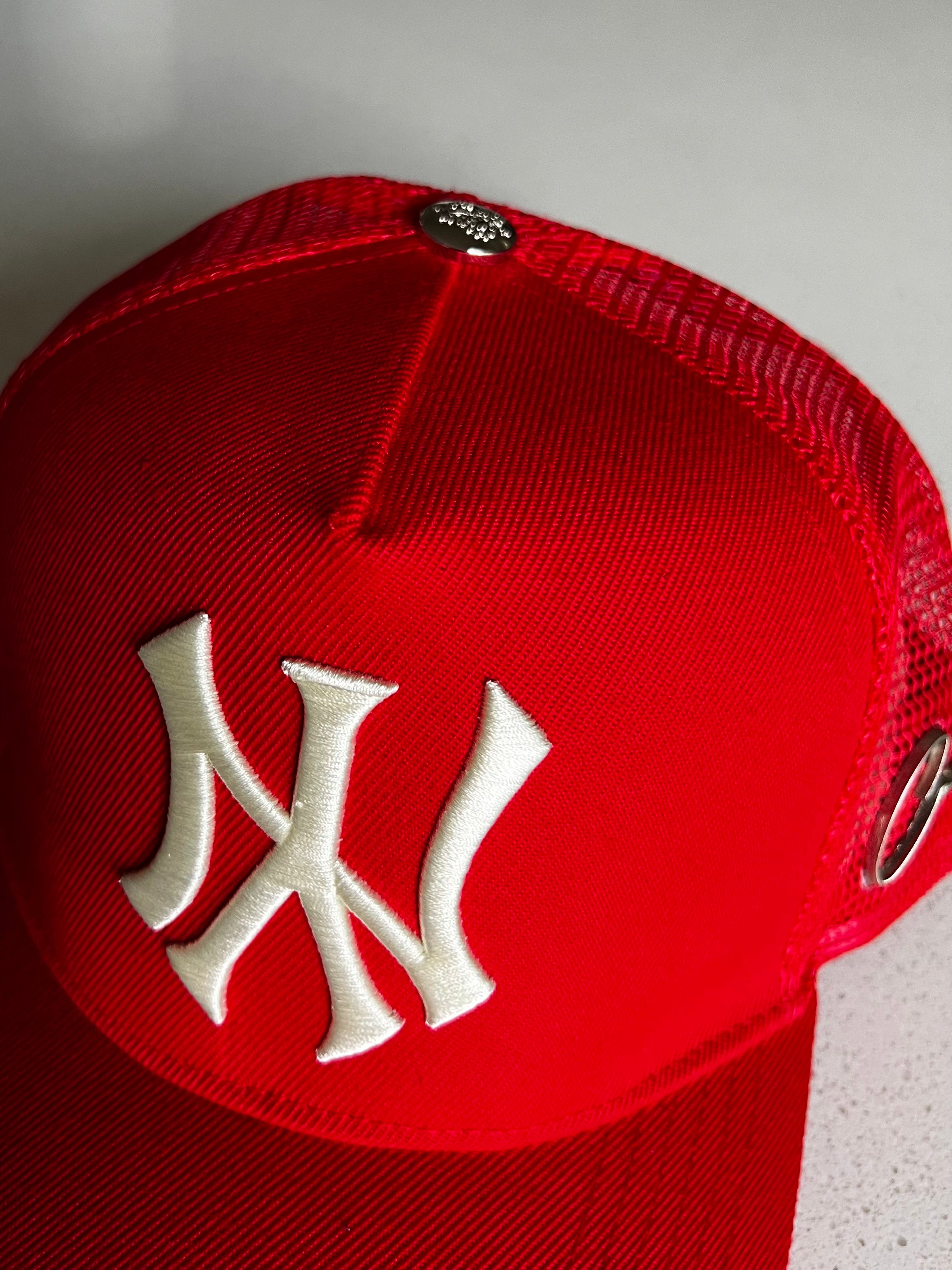 CHERRY RED NY TRUCKER