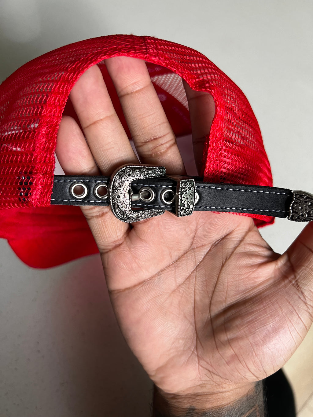 CHERRY RED LA TRUCKER