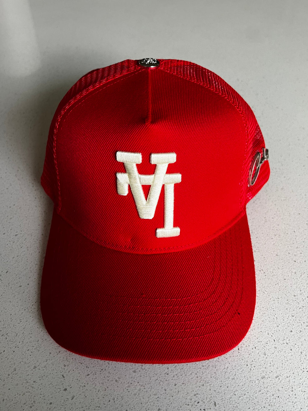 CHERRY RED LA TRUCKER