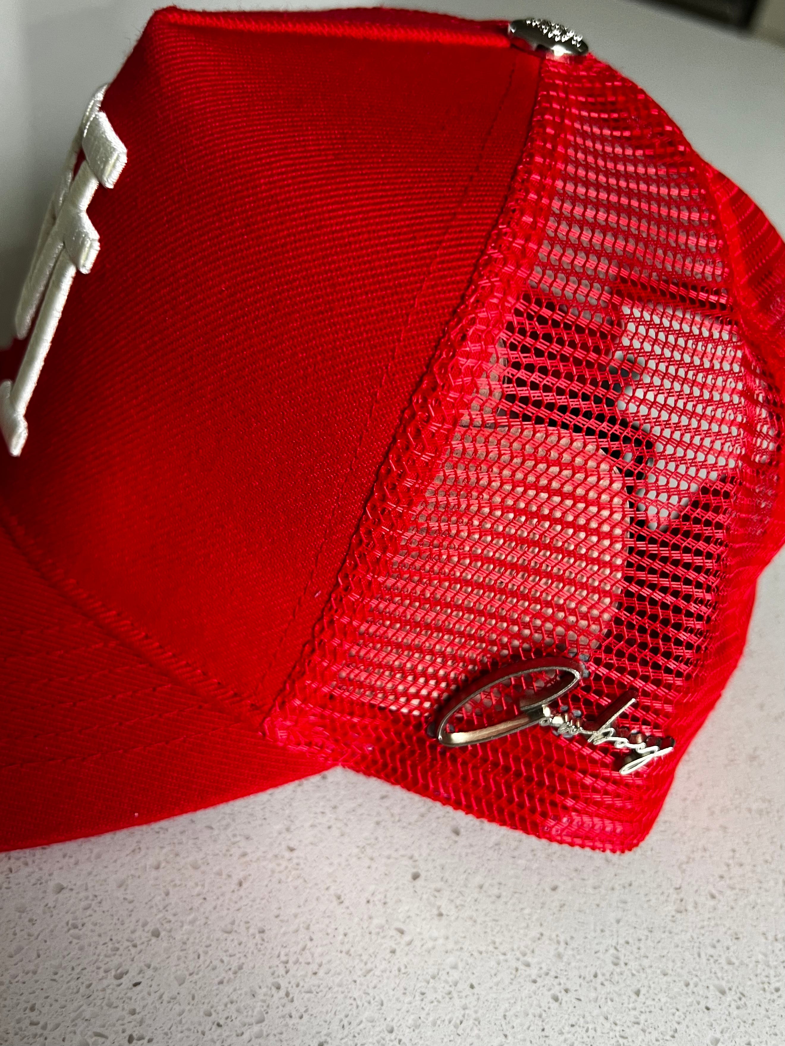 CHERRY RED LA TRUCKER