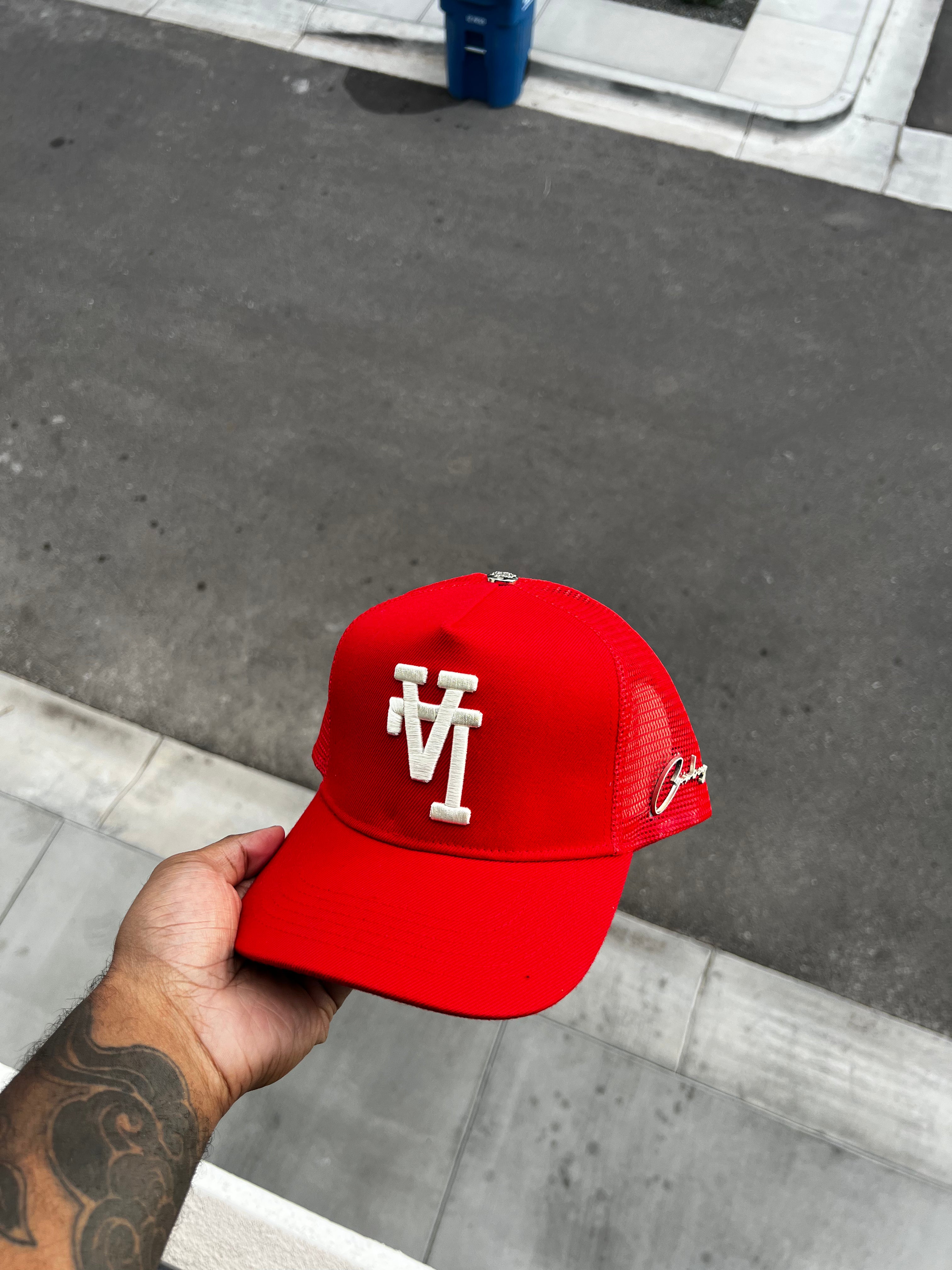 CHERRY RED LA TRUCKER