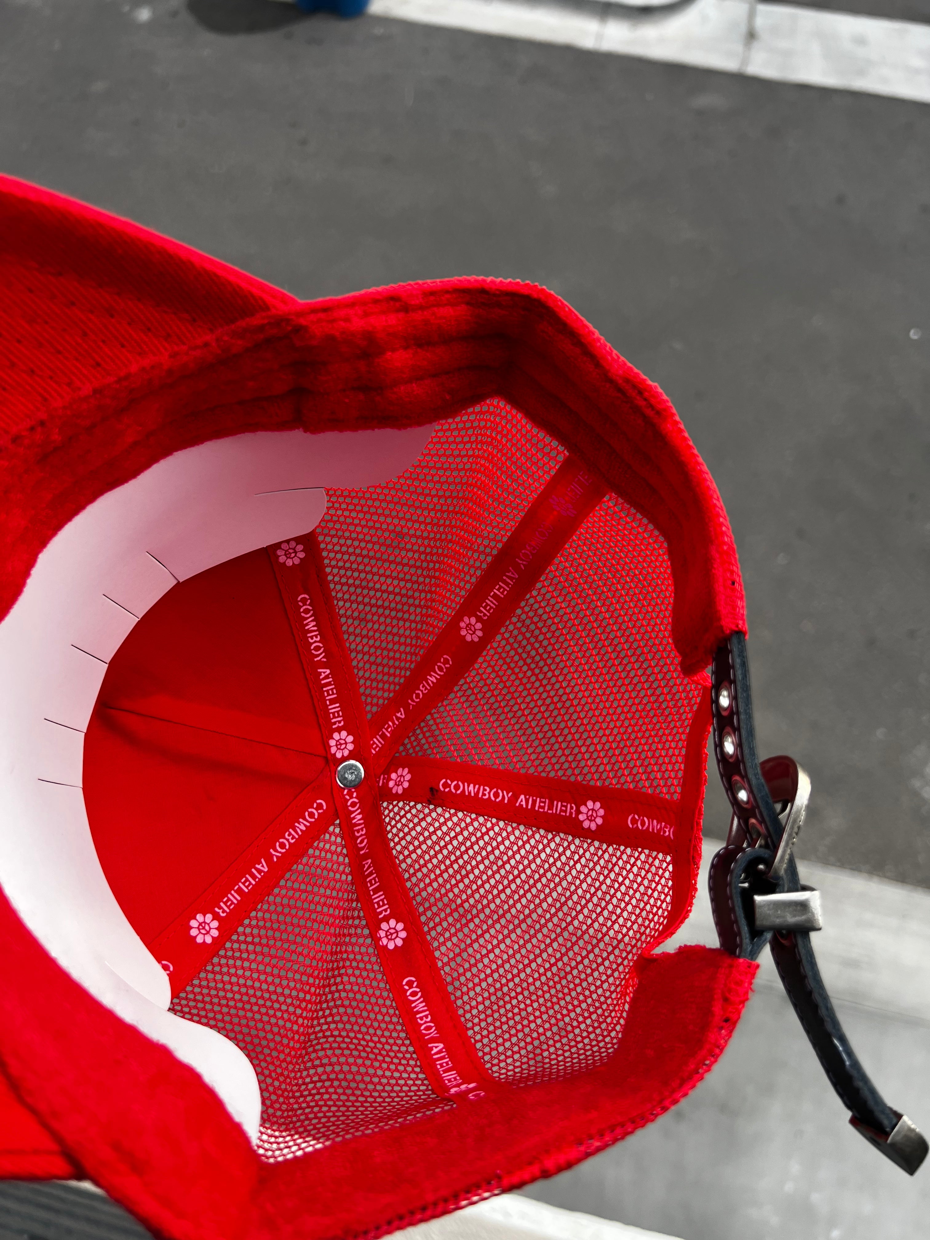 CHERRY RED LA TRUCKER