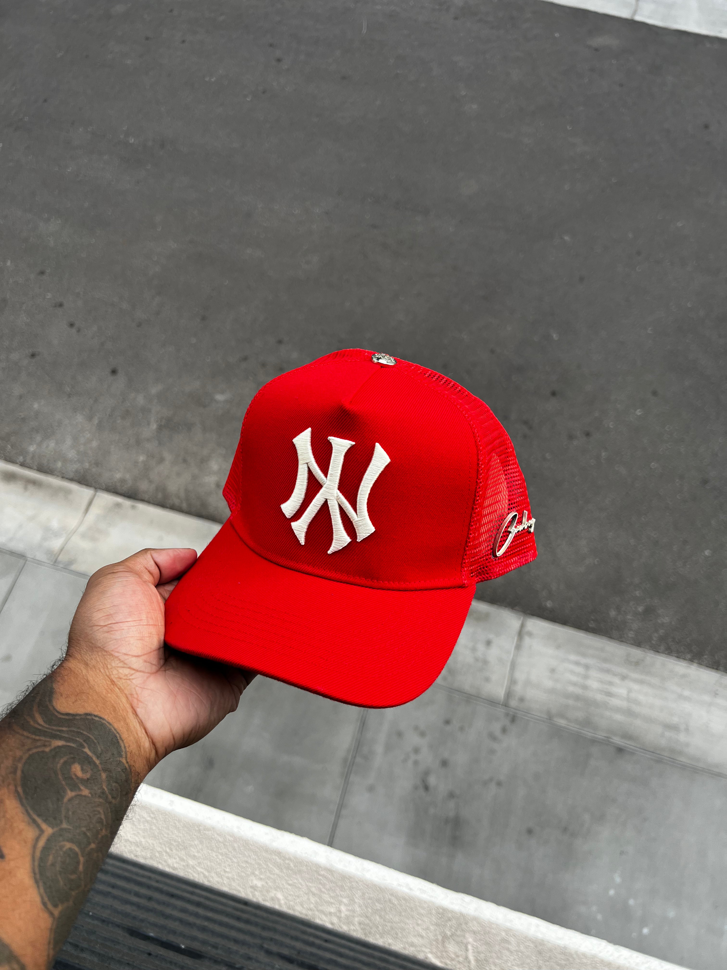 CHERRY RED NY TRUCKER